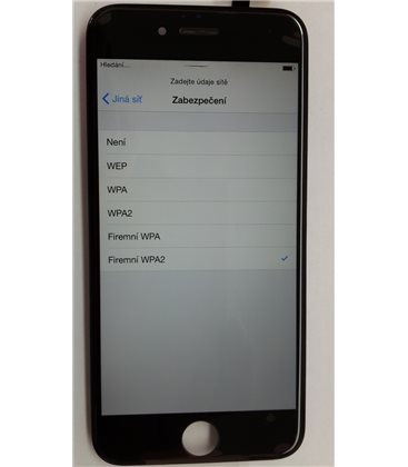 II. jakost - Apple iPhone 6 - Kompletní LCD displej, Černý, Originální repasovaný