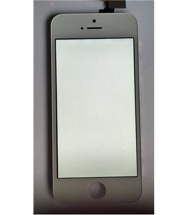 II. jakost - Apple iPhone 5S - LCD displej, Bílý, Originální repasovaný