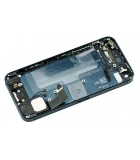 Apple iPhone 5 - kompletně osazený zadní / střední hliníkový rám, černý