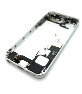 Apple iPhone 5 - kompletní zadní / střední hliníkový rám, černý