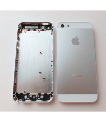 Apple iPhone 5 - Zadní / střední hliníkový rám bez komponent, bílý