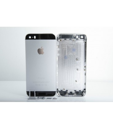 Apple iPhone 5S - Zadní / střední hliníkový rám bez komponent, černý