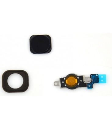 Apple iPhone 5 - Kompletní Home button, Černý