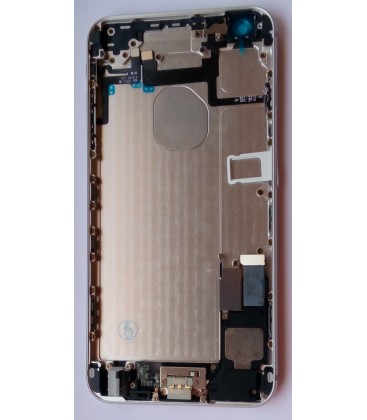 Apple iPhone 6 Plus - kompletně osazený zadní / střední hliníkový rám, bílý